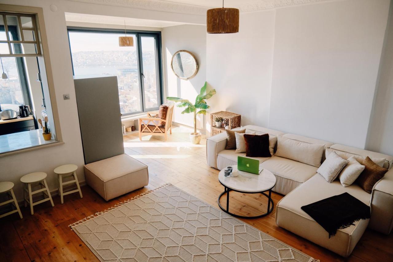 Ferienwohnung Fantastic Golden Horn View In Beyoglu, Cozy Design Istanbul Exterior foto